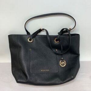 MICHAEL KORS Walsh Black Large East West Top Zip Tote Hand Bag